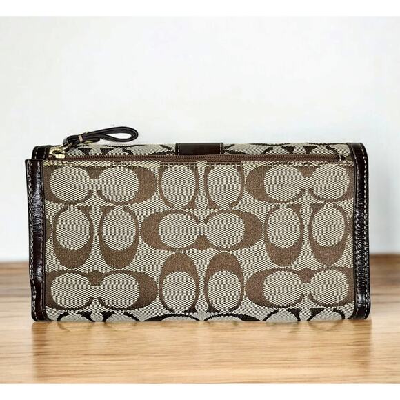 Y2K Coach 12824 Chelsea Signature Stripe Hobo Bag & Signature Long Wallet - Picture 8 of 16